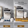 NANXITU K Cup Storage Organizer,Wood Coffee Pod and Tea Bag