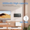 NARUNDREN Rechargeable Motion Sensor Ceiling Light with Remote, Wireless Ceiling