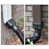 Prestantious 7ft Long Gutter Downspout Extensions, 3.1" OD Downspout Extender