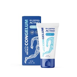 Gel Corporal | Fórmula Refrescante con Mentol, Canela, Aceite de Romero, Jengibre y Extracto de Cayena | Gel de Rápida Absorción Piernas, Brazos, Espalda y Hombros | 50 ML | 1 Pack
