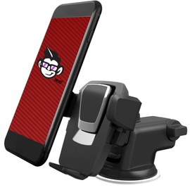 IWIO Car holder Phone Smartphone Premium onetap Technology 360 Degrees One Touch Windscreen and Dashboard Extendable compatible with Motorola Moto G7 Plus 2019 - BLACK