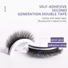 XTKDAIUI Lash Buddly Self-Adhesive Eyelashes Reusable,No Glue or Eyeliner Needed,Waterproof