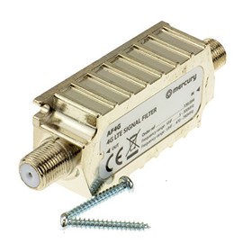 kenable 4G LTE Shielded In Line Filter F Type Screw Sockets - Improves Signal