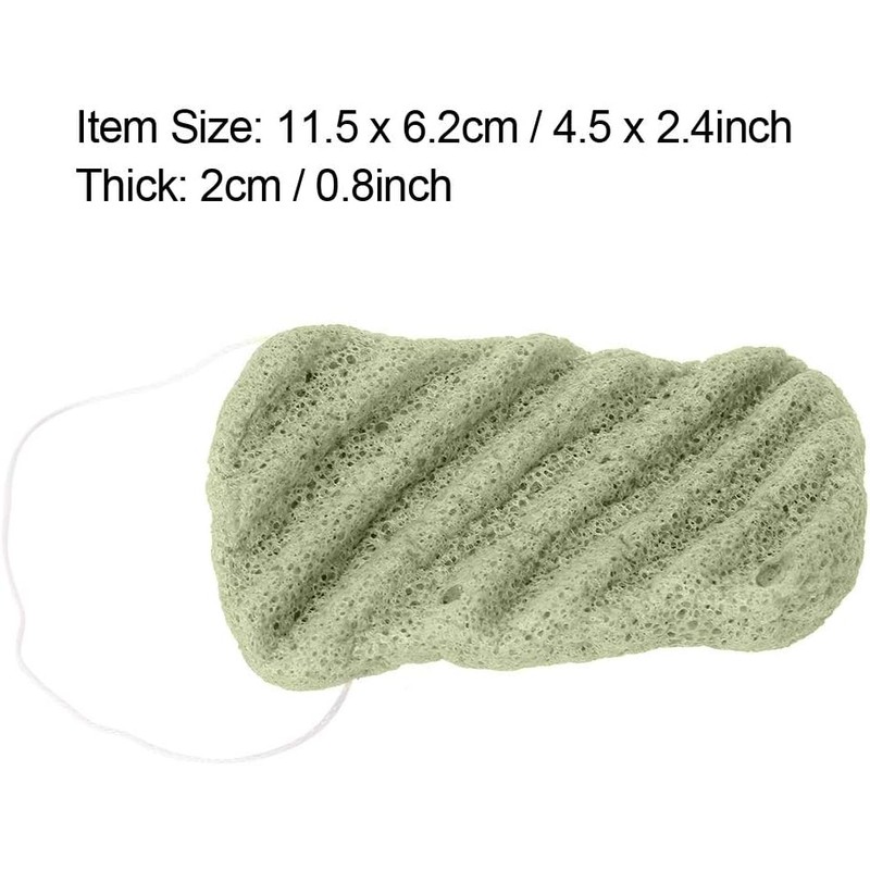 ZJchao Esponja Exfoliante Konjac De Limpieza Para Baño Y Cuerpo,