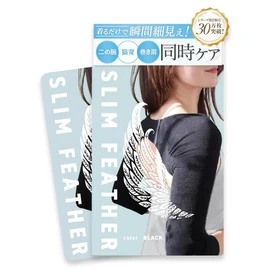 Slim Feather Compression Upper Arm Shaper, Posture Correction (2, L)