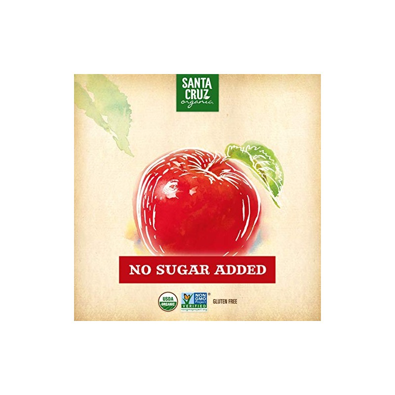 Santa Cruz Organic Apple Sauce Pouch, 4-3.2 Ounce Pouches (Pack