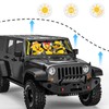 DaisyInner Duck Windshield Sun Shade Compatible with Jeep Jl Jlu