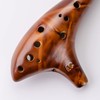 DHwebWLP Strawfire 12 Hole Ocarina Instrument,Alto C Ceramic Ocarina With