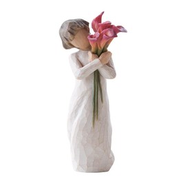 uxiro-turi- Statue [Bloom] – 花盛ri Birthday Present Women Doll Goods Figurine Carved Natural