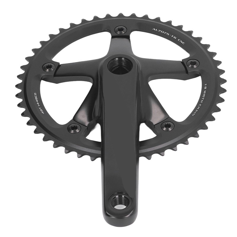 Aluminum Alloy 144 BCD 48T Single Speed Crankset Bike Crank