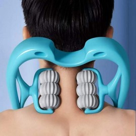 Back neck acupressure stick shoulder massage 6-piece rolling massage stick