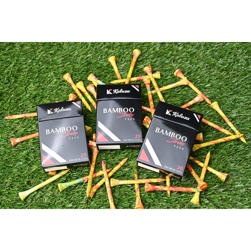 Kaluza Bamboo Strike Tees | Premium Bamboo Golf Tees (20