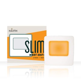 2 Slim Automatic Night Lights Plug Into Wall I Dusk to Dawn Led Outdoor Light Bulbs for Kids & Adults I Dusk to Dawn Sensor Smart Led Lights for Bedroom Decorations, Bathroom Lights, Kitchen Decor