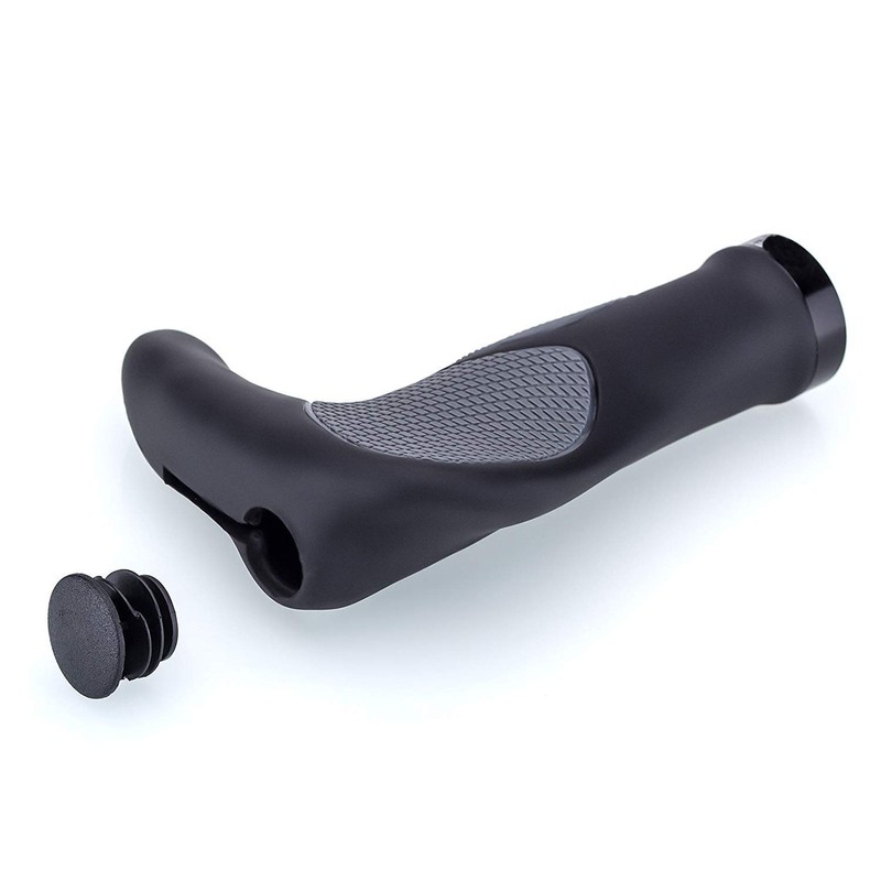 VOANZO MTB Bicycle Handlebar Grips, Ergonomic Designed Integrated Bike Horn