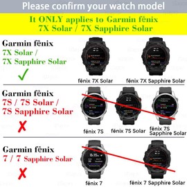 iDaPro [4Pack] Screen Protector for Garmin fenix 7X Pro Sapphire Solar/Fenix 7X Pro Solar/Fenix 7X Sapphire Solar/Fenix 7X Solar Watch Tempered Glass + Silicone Anti-dust Plugs Anti-Scratch