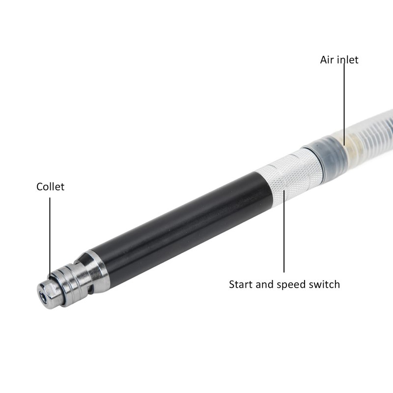 Air Powered Micro Die Grinder Set, Pneumatic Pencil Die Grinder