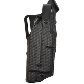 Safariland 6360 ALS/SLS Mid-Ride, Level 3 Retention Duty Holster, Springfield Operator w/Sure Fire X200, X300, Mid-Ride, STX Basketweave Black, Right Hand
