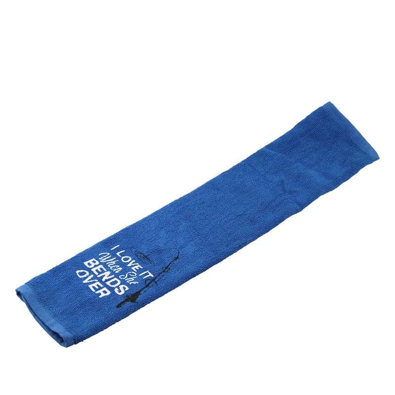 Fishing Towel Fisherman Gift I Love It When She Bends