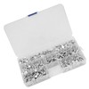 M4 Flat Head Solid Rivets Kit 350pcs Aluminum Rivets Set