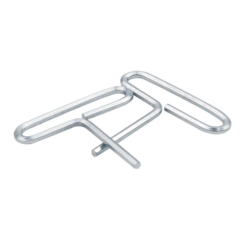 LC LICTOP 3mm Hex Dogging Key with Oval Loop, Solid