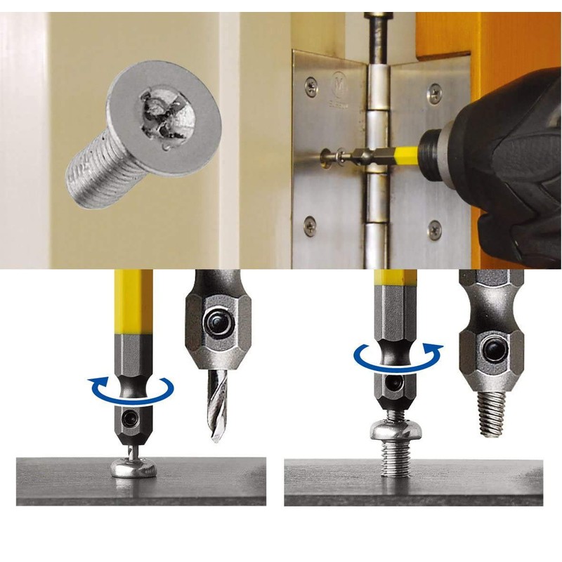 ANEX Stripped Screw Removal Bit, Compatible with Stainless Steel Screws,