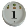 HNP Ceramic Topiary house number - weather proof - easy