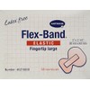 Flex-Band Fabric Adhesive Bandages, Fingertip, 2" x 2 1/2" ,