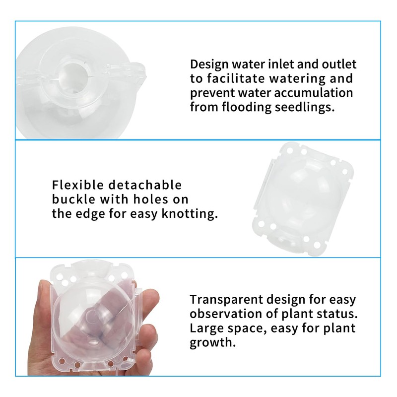 Pack of 12 Asexual Reproduction High Pressure Spreading Balls (Transparent)