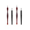 Cuticle Remover, 4 Pcs Cuticle Trimmer, Cuticle Pusher, V Shaped