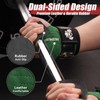 Double Layer Leather Weight Lifting Straps, Premium Gym Straps for