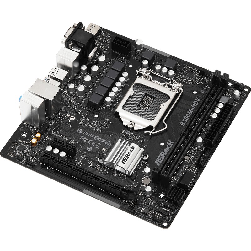 Intel ASRock B560M-HDV R3.0 Intel 10/11th Gen (LGA1200) MicroATX Motherboard