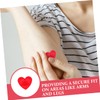 Ipetboom 20pcs Heart Shaped Bandages Breathable Flexible Stickers Bandages for