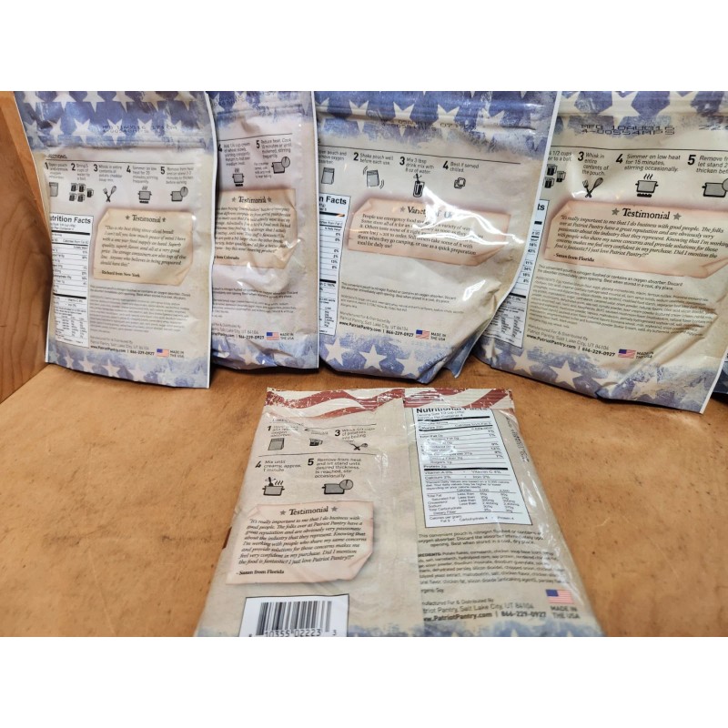 Patriot Pantry Six bags Patriot Pantry: 2016 dates