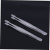 IWOWHERO Stainless Steel Stamp Tweezer 3pcs Set Precision Nipper for