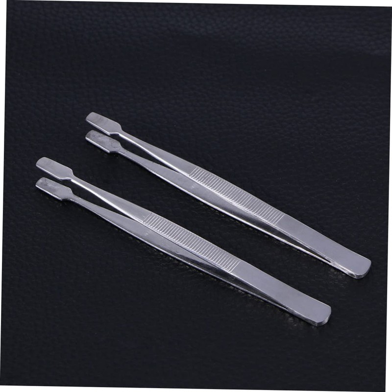 IWOWHERO Stainless Steel Stamp Tweezer 3pcs Set Precision Nipper for