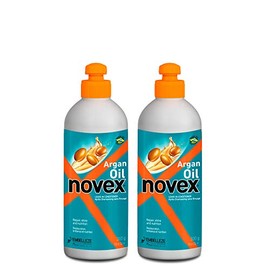 NOVEX Argan Oil Leave in Conditioner 300g/ 10.5oz (Pack of 2)