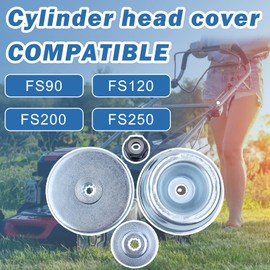 AUMEL Brush Butter Blade Kit for STIHL FS55 FS38 FS90R FS45 FS56 FS80 FS85 FS88 FS120, Strimmer Attachments Parts Rider Plate + Thrust Washer + Thrust Plate + Nut Accessories 4 in 1