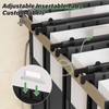 Ansook Plastic Hanging File Folders Letter Size,Heavy Duty 3" Expandable