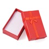 Craftdady 12pcs Red Jewelry Boxes Small Necklace Box Cardboard Jewelry