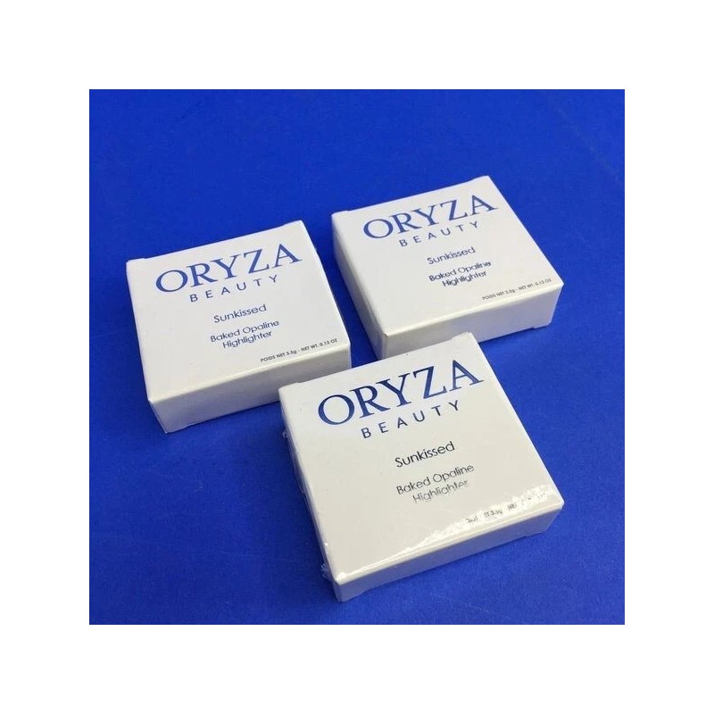 Oryza Beauty Sunkissed Baked Opaline Highlighter 0.13 oz (Lot of