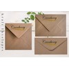 50 Pack Kraft Envelopes Recycled Fleck Natural Brown (DL (110x220mm))