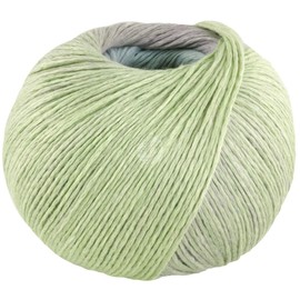 LANA GROSSA Cotonella, Soft Printed Chain Yarn Made of Unmercerised Pima Cotton, Hand-Knitting Yarn Made of 100% Cotton (Pima), 100 g Wool for Knitting and Crocheting, 280 m Yarn