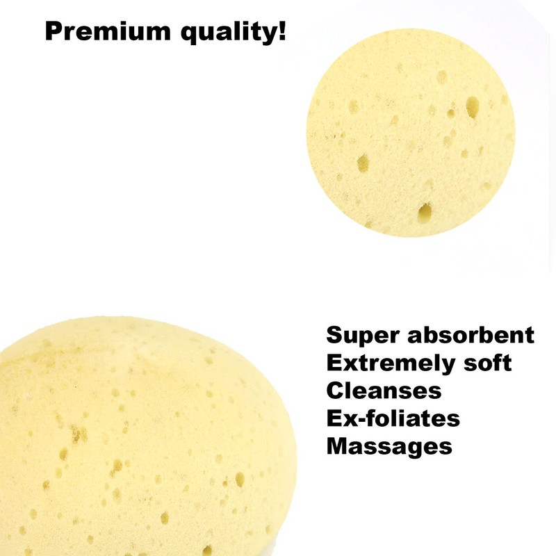 Extra Large Luxury Bath Sponge, Soft Shower Bathing Gentle Exfoliating