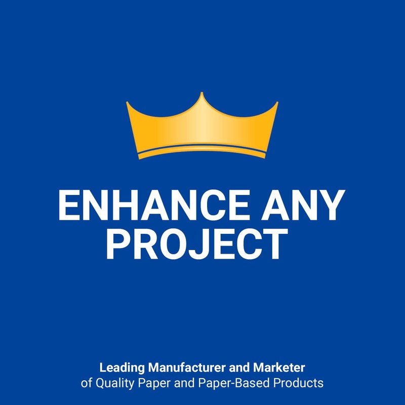 Royal Brites White Grid Trifold Presentation Board, Project Board, 14