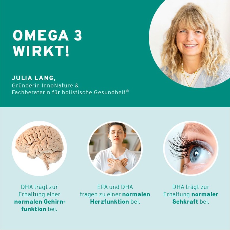 InnoNature Omega3 2:1 DHA/EPA | Natural from the Microalgae Schizochytrium