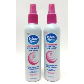 White Rain ( Lot 2 ) White Rain Advanced Formula Extra Hold Hair Spray Scented 7 oz Each