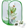 RESTCLOUD Professional Butterfly Habitat Insect Cage Caterpillar Enclosure Pop-up Polyester