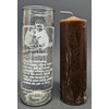 St. Anthony (San Antonio de Padua) *Pullout!* Brown Pillar Candle