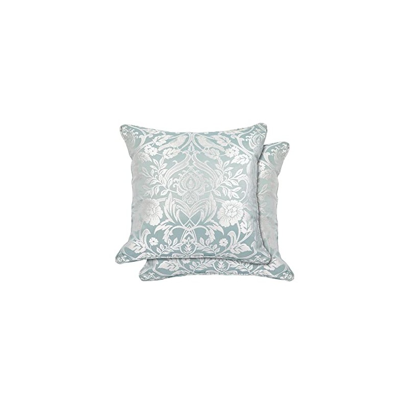 Emma Barclay Eden - Jacquard Cushion Cover in Duck Egg