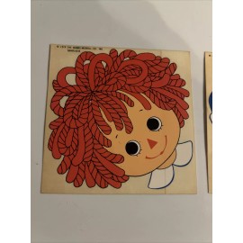 Bobbs Merrill Vintage 1974 Raggedy Ann And Andy Transfers Stickers Bobbs Merrill 50HD143-8